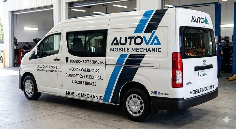 Autova mobile mechanic working under the bonnet of a car in Perth
